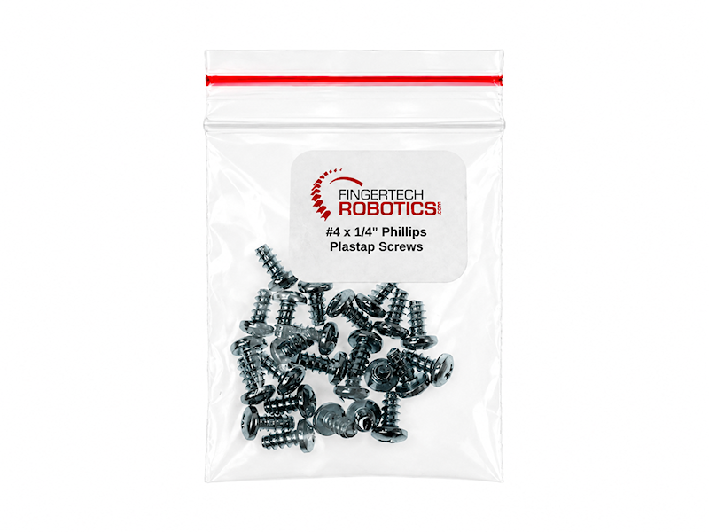 #4 Phillips Plastap Screws (25pcs) (choose length)