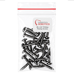 #8 x 0.75in Phillips Plastap Screws (25pcs)